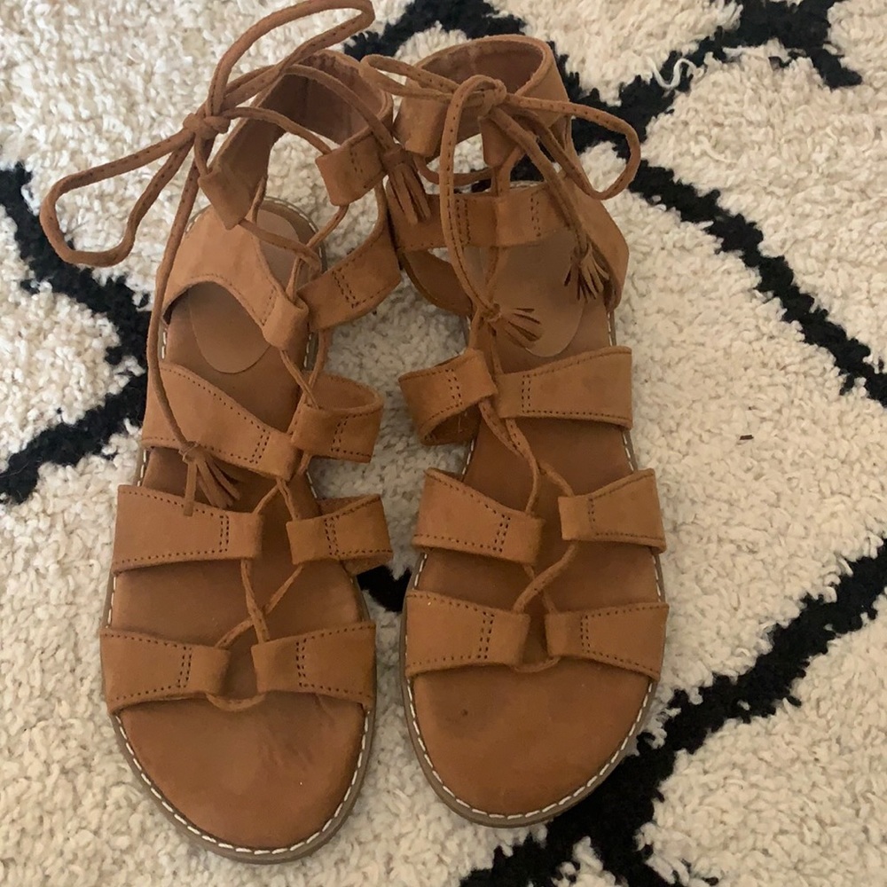 Old Navy Lace up Gladiator Sandals